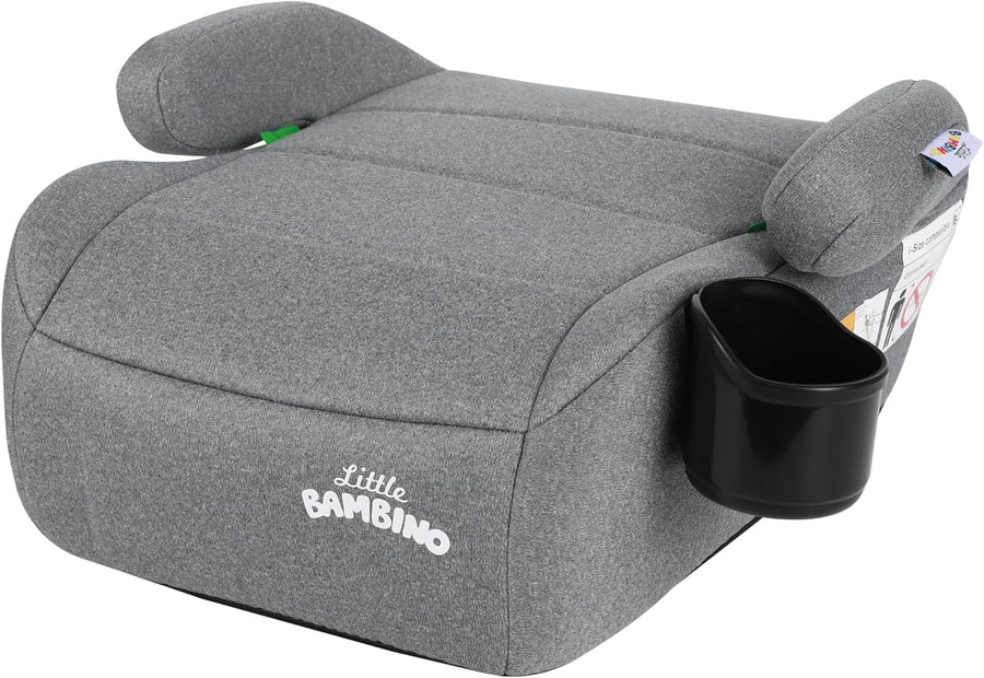 i-Size Booster Seat 125–150cm Cushion Car Seat for Kids 6–12 Years Grey