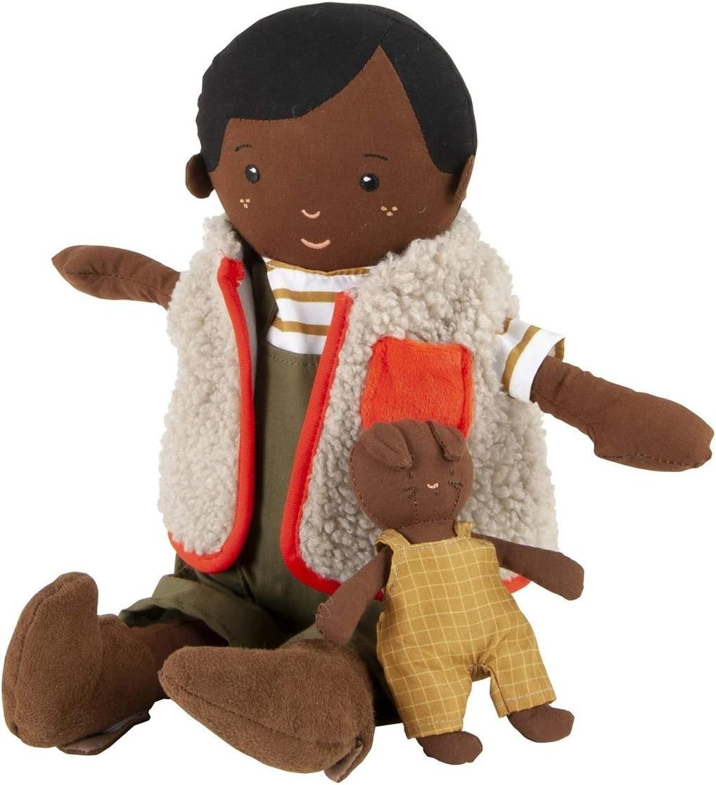 35.56cm Washable Soft Doll Removable Outfit Bunny Plush Toy