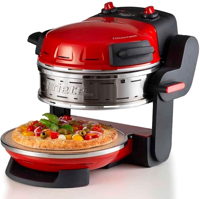 Double Layer Electric Pizza Oven | 400°C Fast Heat 32cm Dual Bake Plates