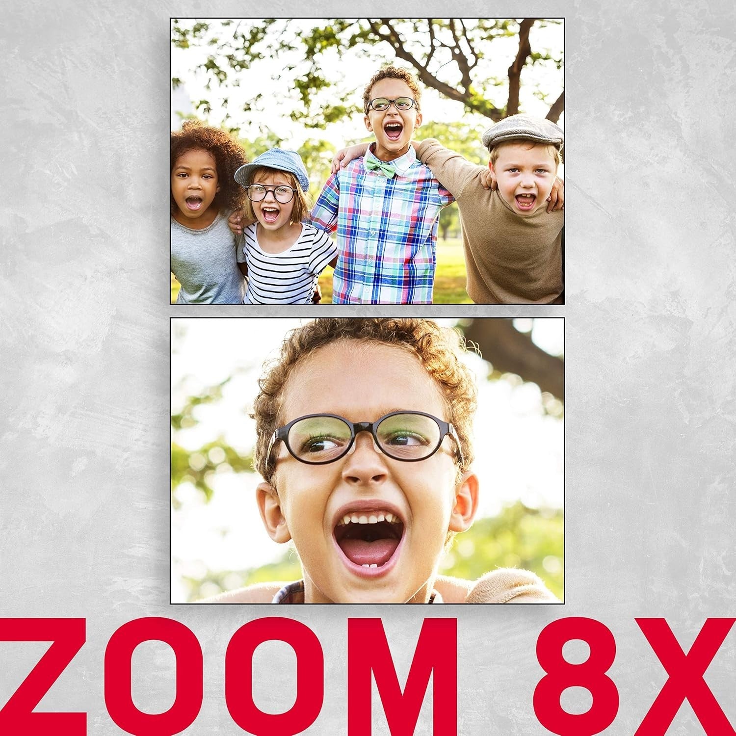 21MP Digital Compact Camera 8X Zoom HD Video LCD Screen Silver