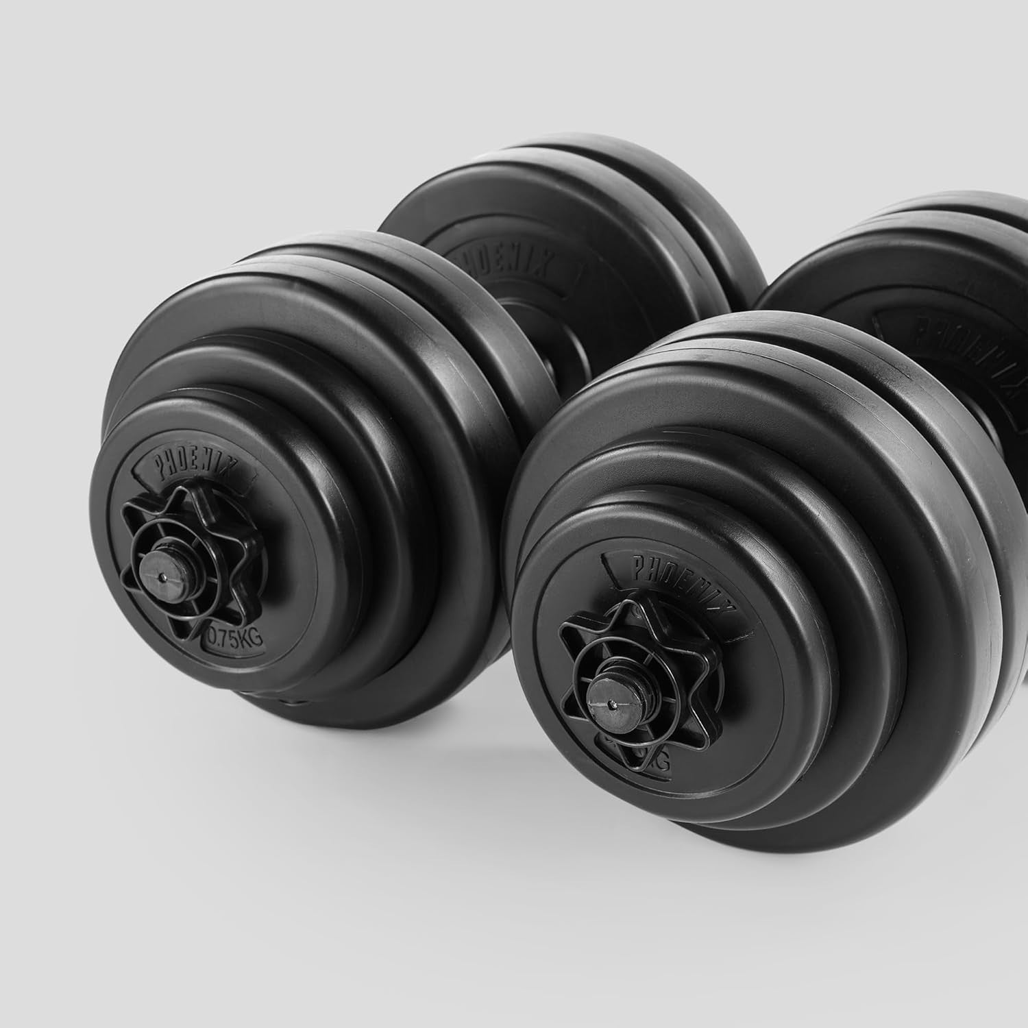 30kg Adjustable Dumbbell Set Pair Spinlock Non-Slip Home Gym Weights