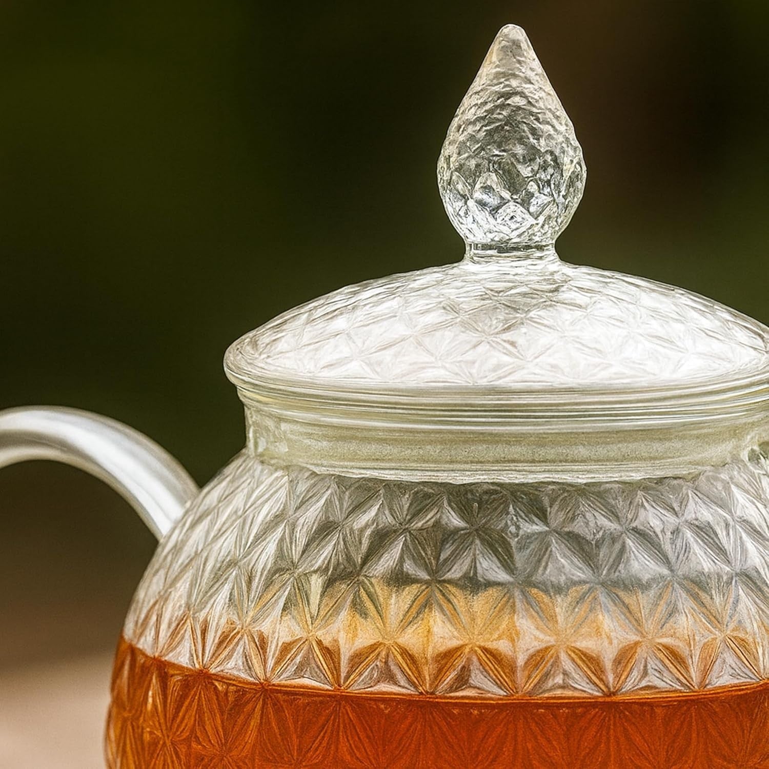 450ml Glass Teapot with Infuser Borosilicate Tea Pot Loose Leaf Tea