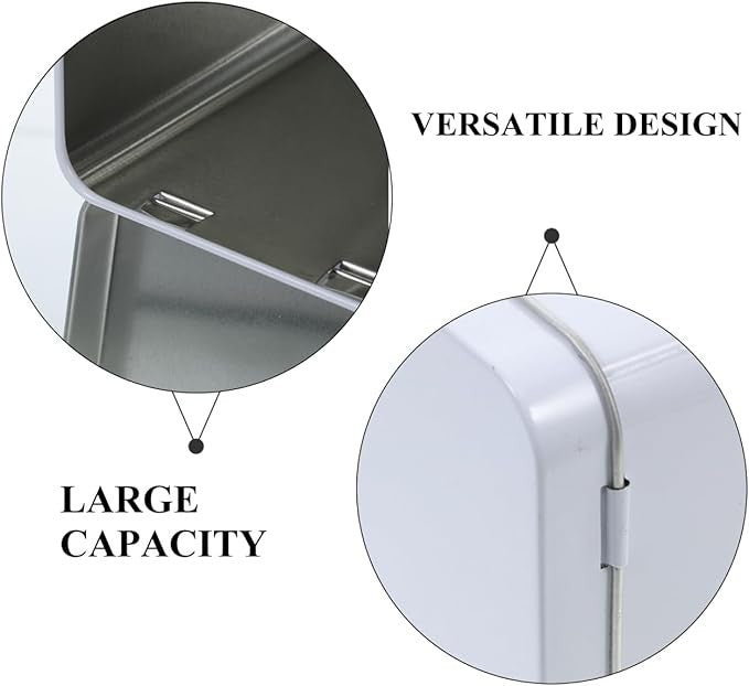 White Tinplate Letterbox Post Box – Durable, Stylish, Compact Storage for Home