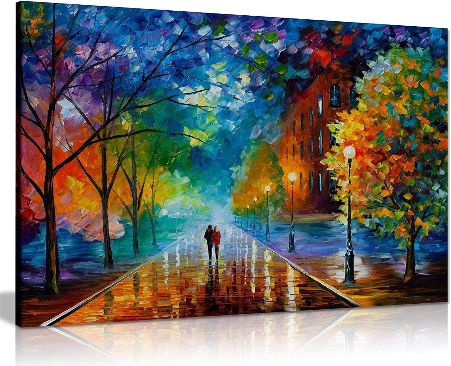 Abstract Street Landscape Canvas Wall Art City Picture Print Home Decor 12x8