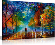 Abstract Street Landscape Canvas Wall Art City Picture Print Home Decor 12x8