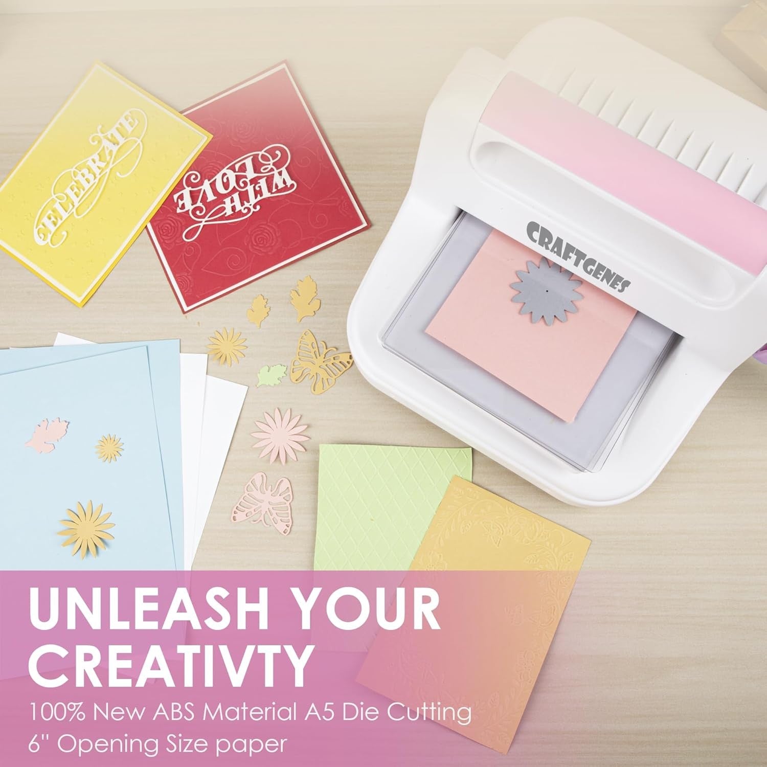 Manual Die Cutting & Embossing Machine 6” A5 Scrapbooking Craft Kit