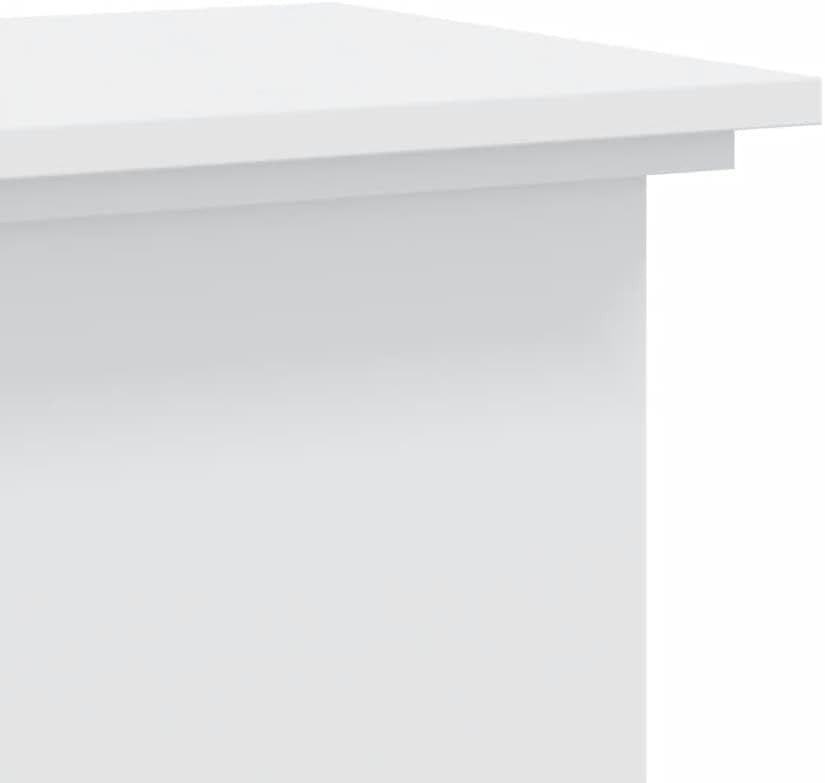 White Tall Plant Stand 100cm Indoor Outdoor Wood Flower Pot Display Holder