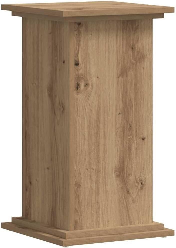 Wood Plant Stand 33x33x60cm Tall Display Pedestal Table Indoor Outdoor Decor Oak