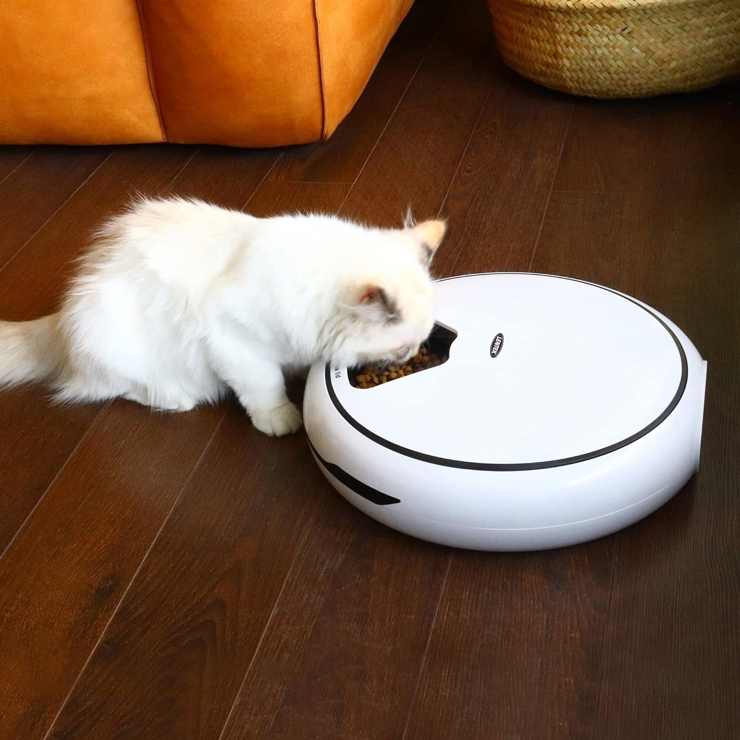 Smart Automatic Pet Feeder 5 Meal WiFi Camera Voice Control Bowl