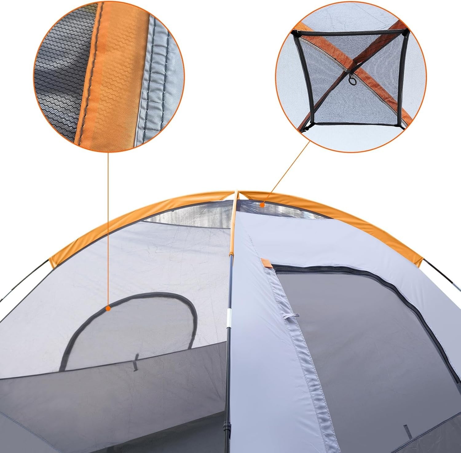 6 Person Dome Camping Tent Waterproof 3 Season Easy Setup