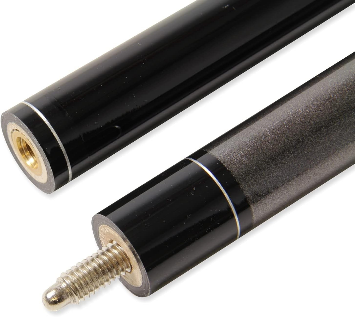 57in Snooker Pool Cue 2pc Centre Joint 9.5mm Tip Graphite Feel