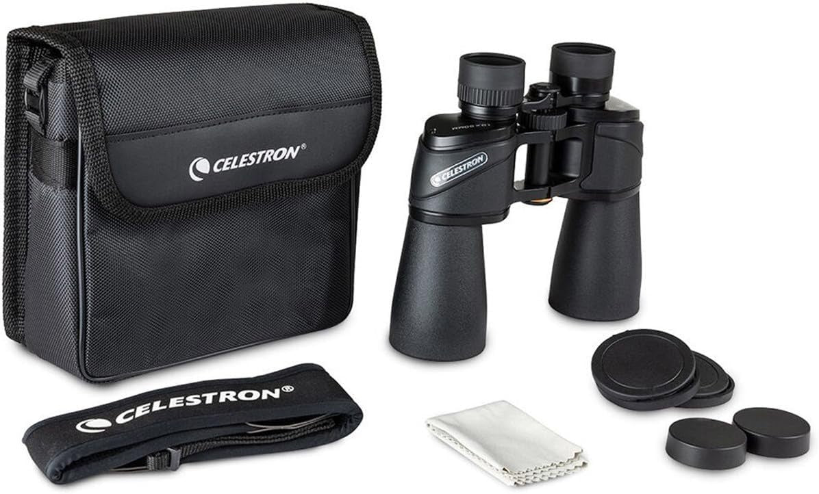 10x50 HD Porro Prism Binoculars Multi-Coated Optics Wide Bright Viewing