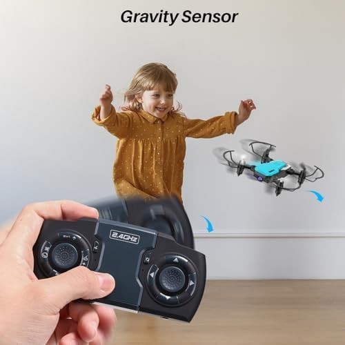720P HD Mini Drone Foldable Quadcopter WiFi Camera Altitude Hold Blue