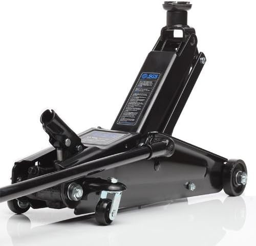 2.5 Ton High Lift Trolley Jack Rapid Lift 130–530mm Adjustable Saddle for SUV