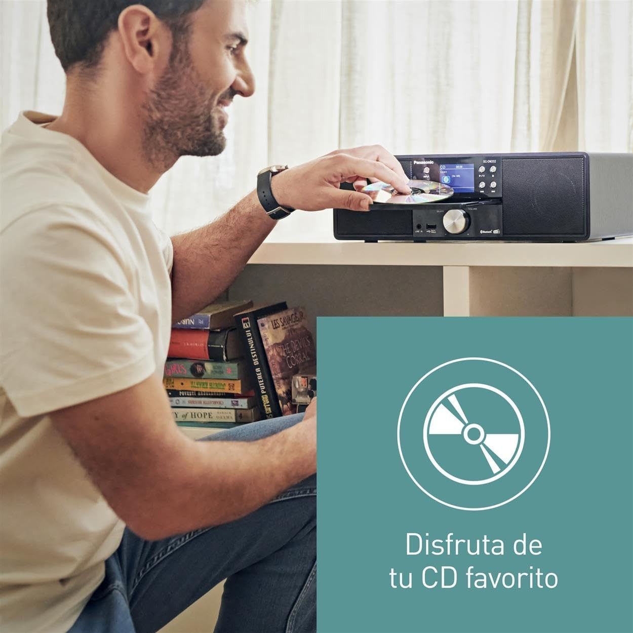 Compact HiFi Stereo System with Bluetooth, CD, USB & DAB/FM Radio