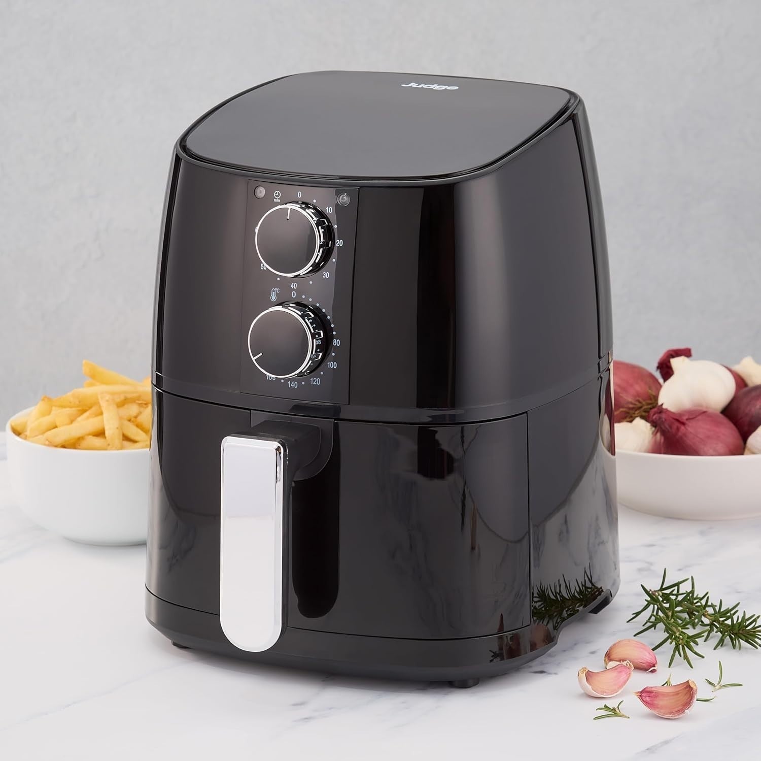 Air Fryer 4L 1400W No Oil Healthy Cooker Auto Shut Off Non Stick Black