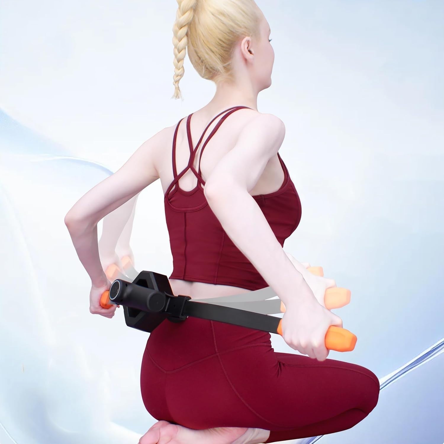 Hands Free Massage Gun Holder for Back Shoulders Neck Muscle Relief Strap