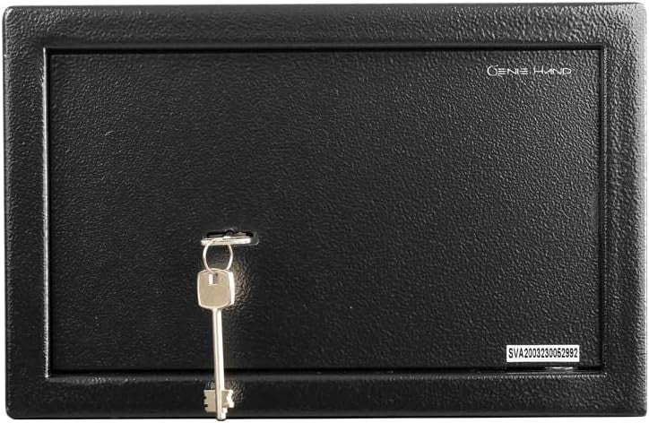 10L Steel Security Safe Box Double Key Lock Home Cash Storage