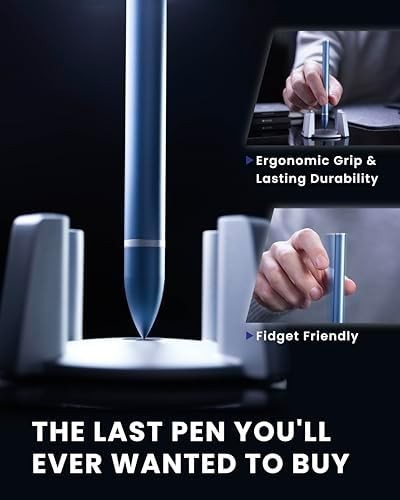 Hoverpen Ballpoint Pen Midnight Blue Blue Ink Waterproof Refillable Model