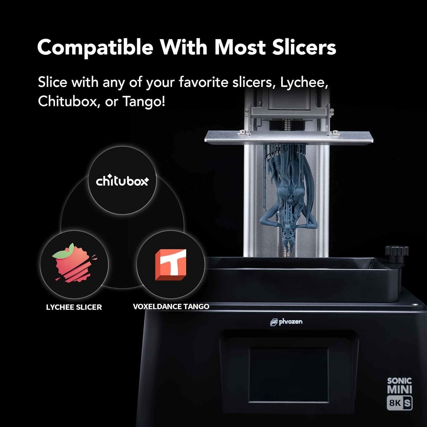 8K Resin 3D Printer 22µm Ultra Detail Mono LCD Beginner Desktop