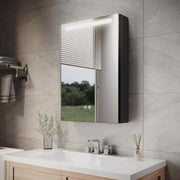 LED Bathroom Mirror Cabinet 485x700mm with Shaver Socket & Demister