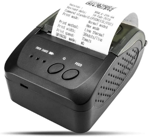 Wireless Bluetooth 58mm Receipt Thermal Printer USB POS
