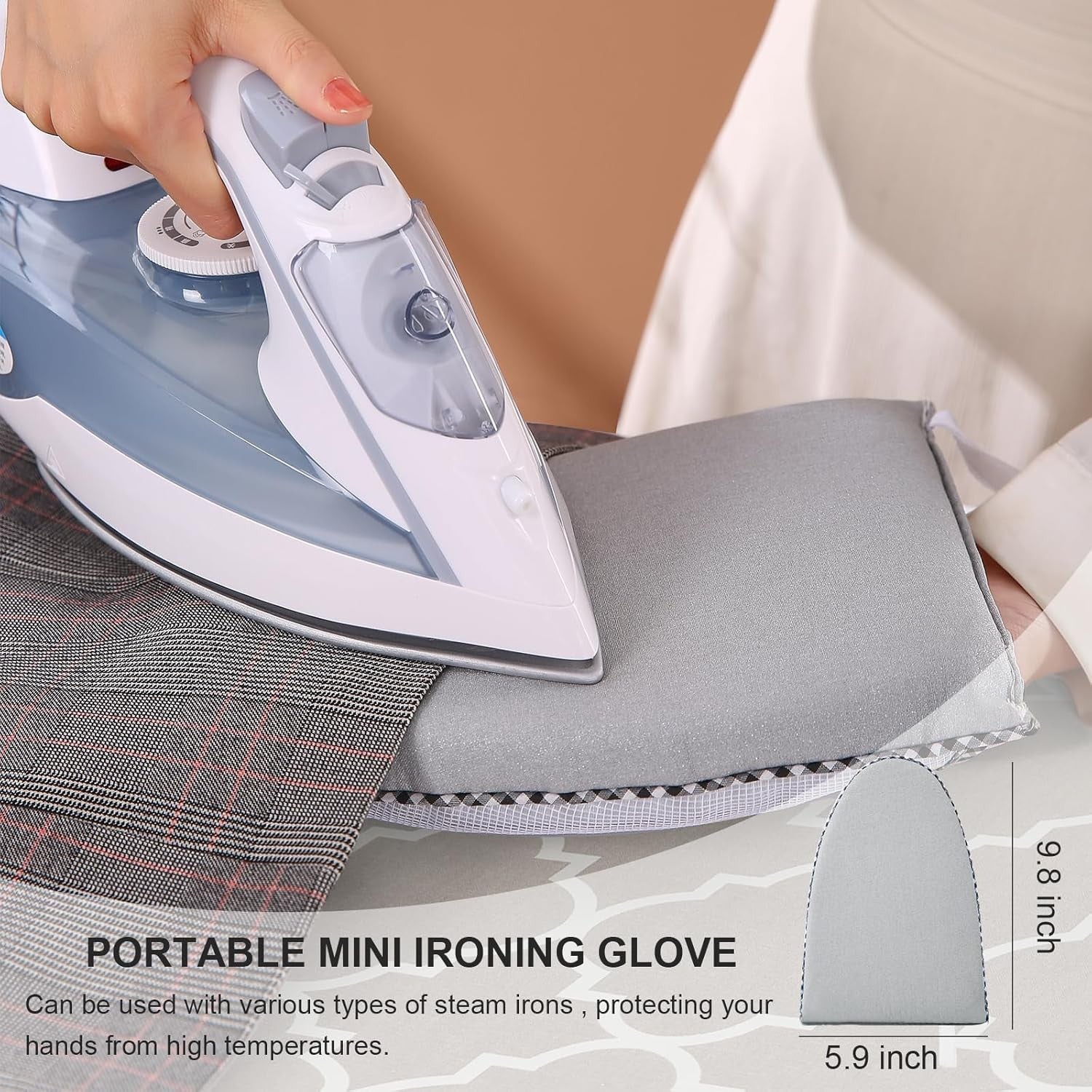 Adjustable Folding Ironing Board Height Adjustable Steel Frame Iron