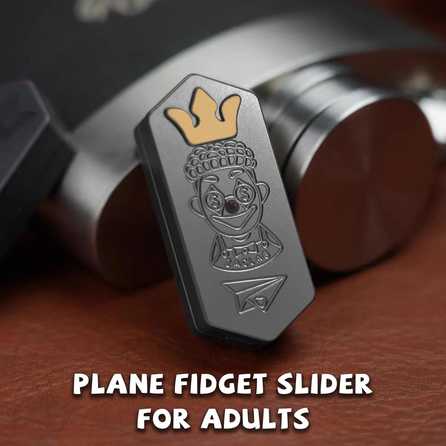 Aluminum Fidget Slider Mechanical Clicker EDC Stress Relief Toy
