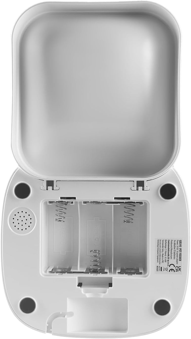 Automatic Pet Feeder 6L Food Dispenser LCD Timer 8 Meals Portion Control