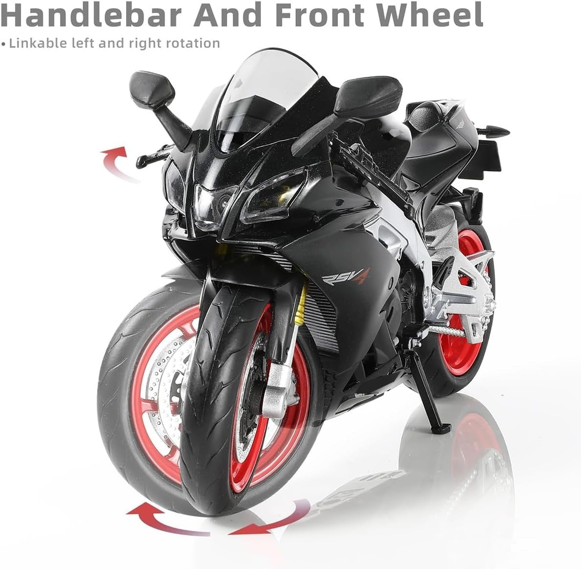 1:12 Sports Motorcycle Diecast Model - Alloy Toy Bike Gift for Kids & Adults