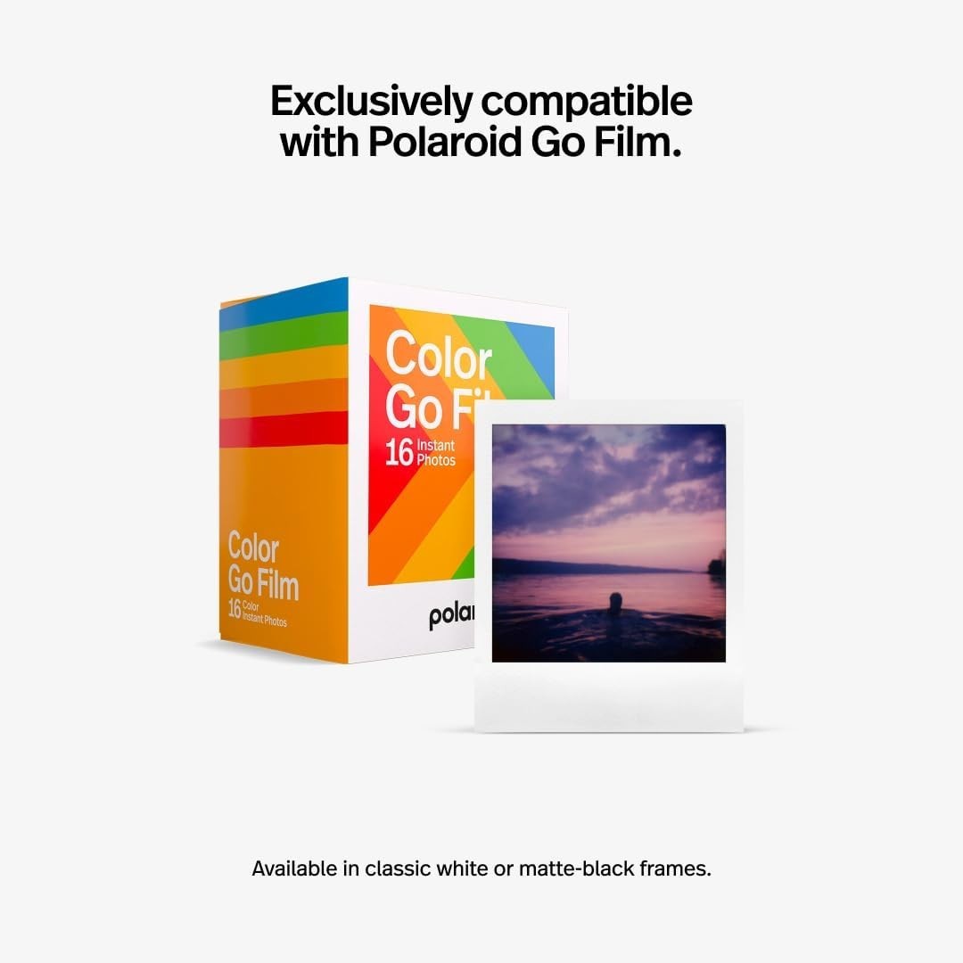 Mini Instant Camera Film Bundle White Self Timer 16 Photos Included