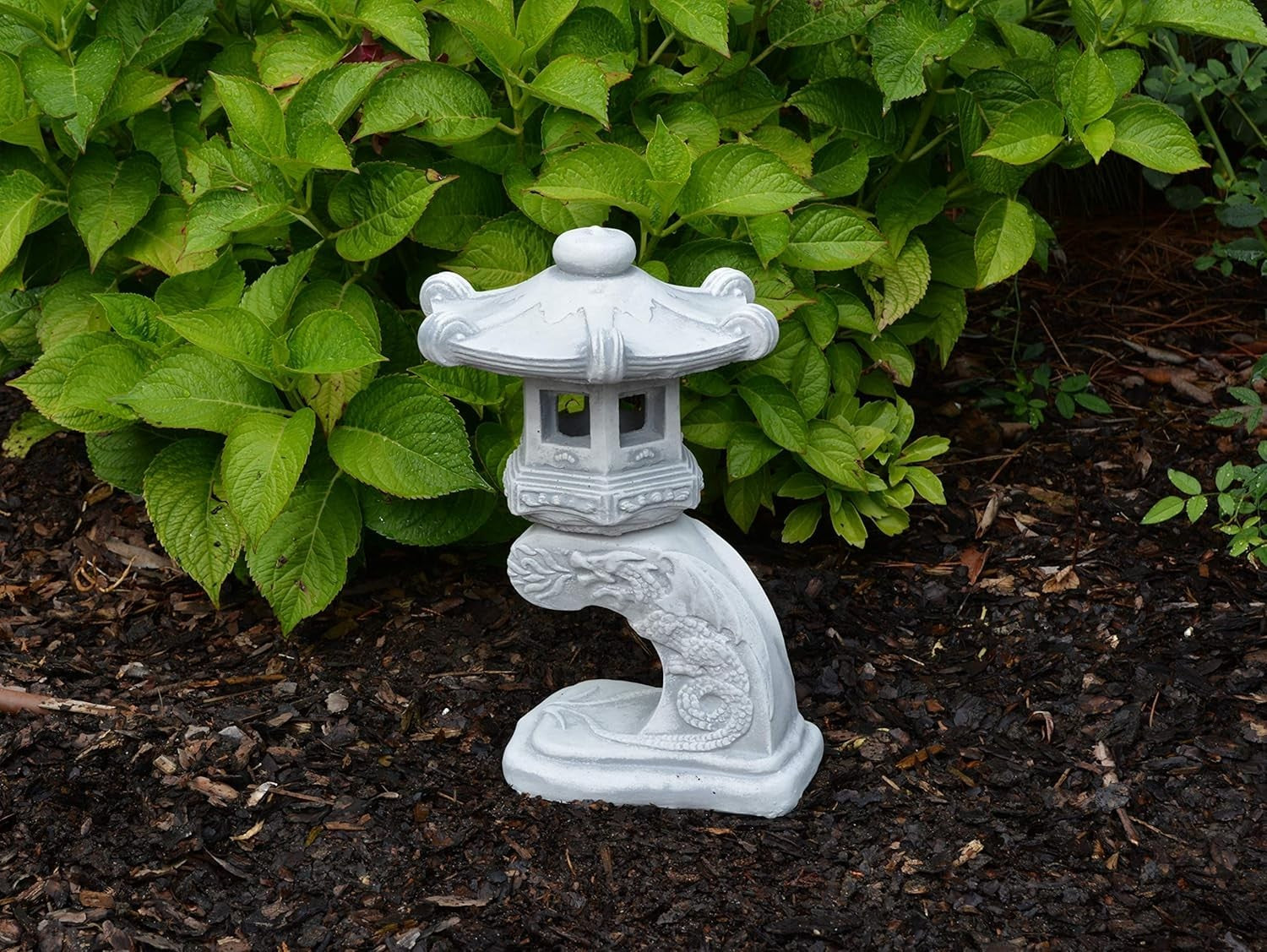 Rankei Japanese Stone Lantern 32 cm – Frostproof Outdoor Garden Decor