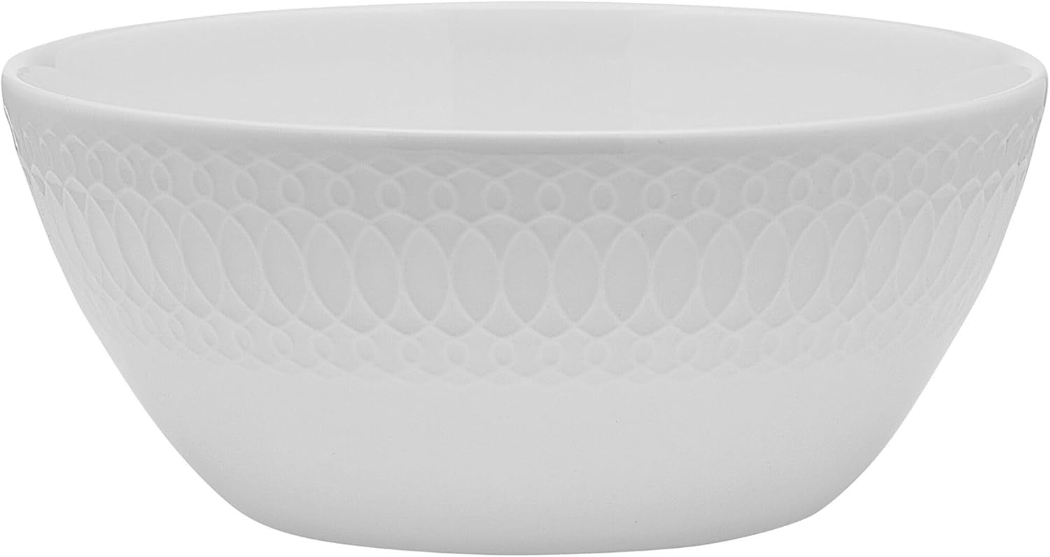 12 Piece Bone China Dinner Set Lightweight Chip Resistant Plates Bowls