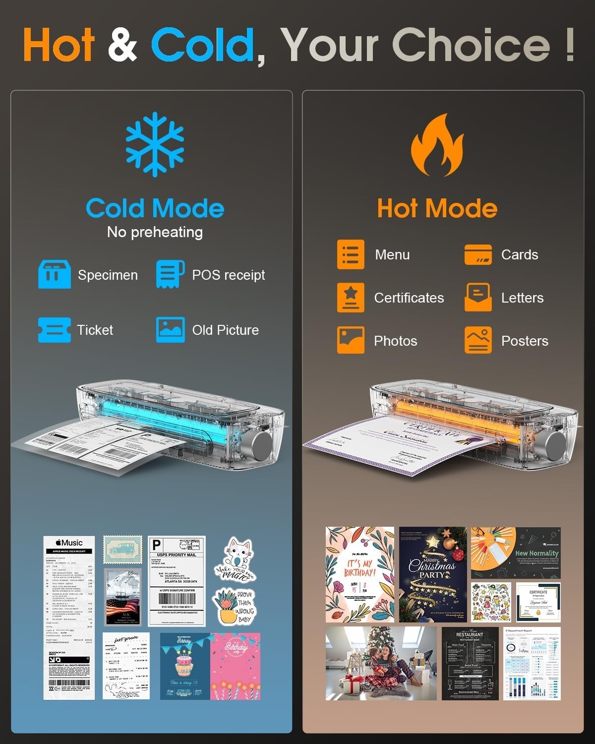 13” Laminator Hot Cold 60s Warm-Up Fast Anti-Jam Kit for Office