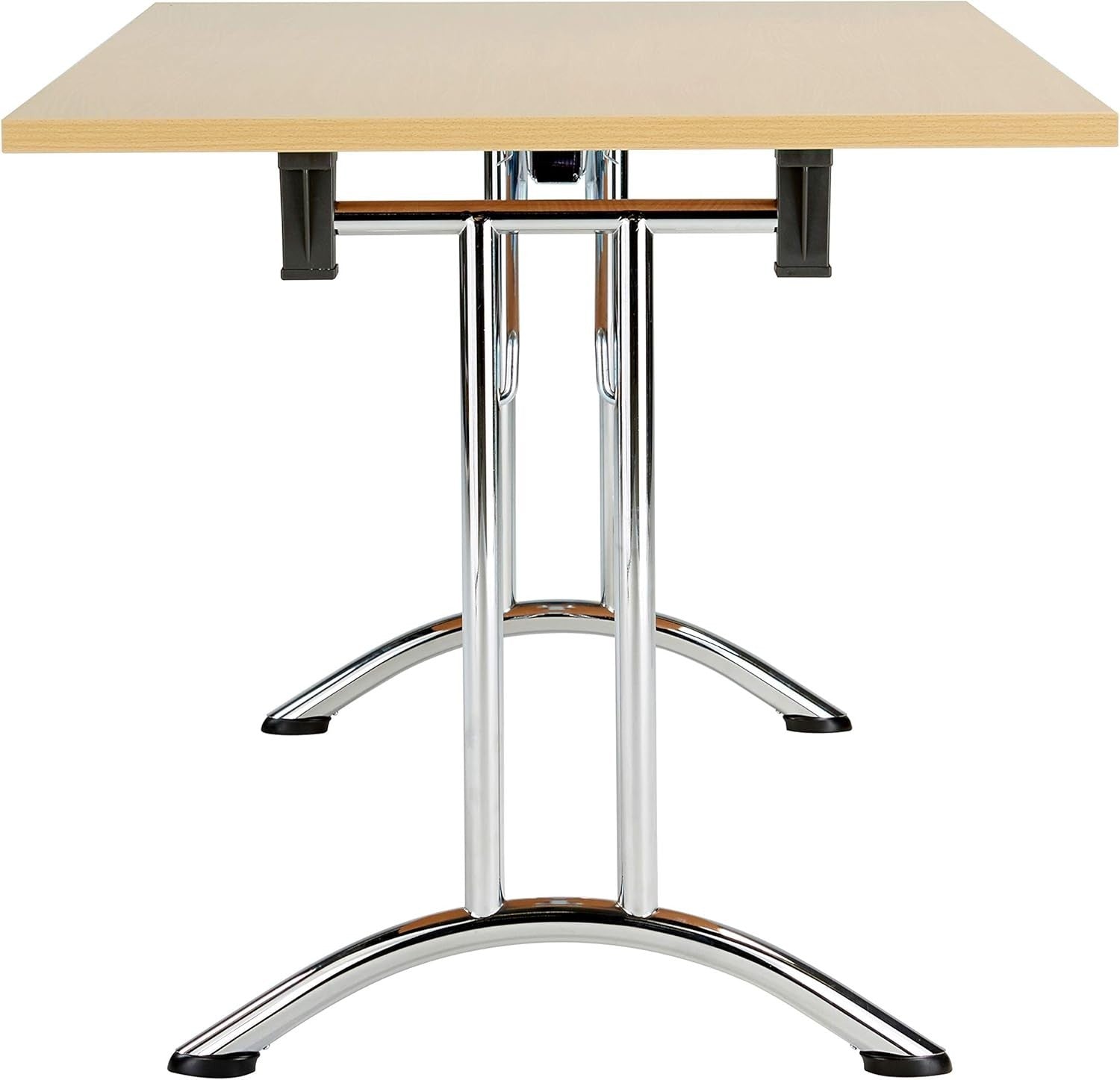 Folding Office Table – Sturdy Oak 160x70cm Space-Saving Work & Meeting Desk