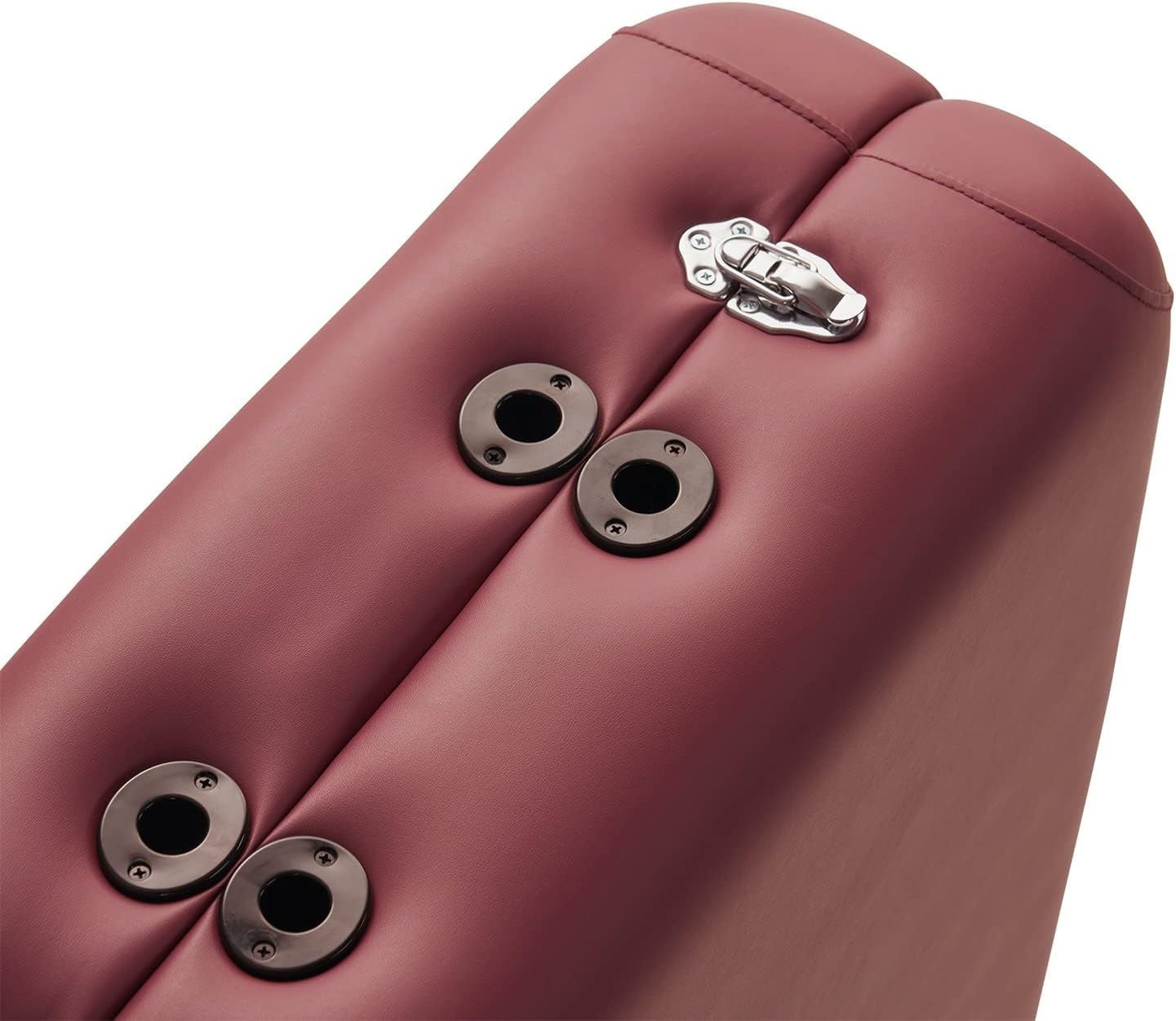76cm Pregnancy Massage Table Portable Spa Bed with Belly Support Burgundy