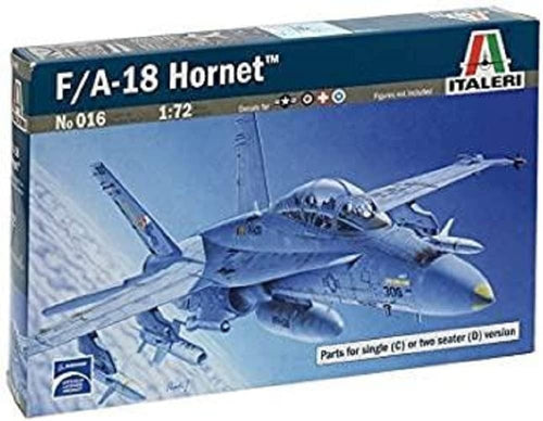 1:72 Scale F/A-18 Hornet Military Aircraft Model Kit – Detailed DIY Plastic Set
