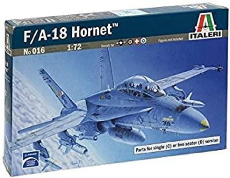 1:72 Scale F/A-18 Hornet Military Aircraft Model Kit – Detailed DIY Plastic Set