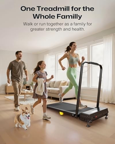 Walking Pad Treadmill 2.5HP 9% Incline Wide Belt Under Desk Foldable Quiet Home