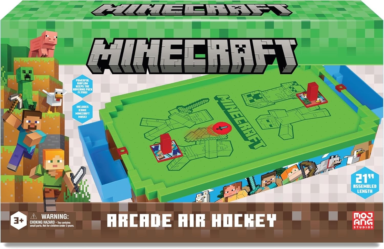 Desktop Air Hockey Table Arcade Game Electronic Sound Kids Family Fun