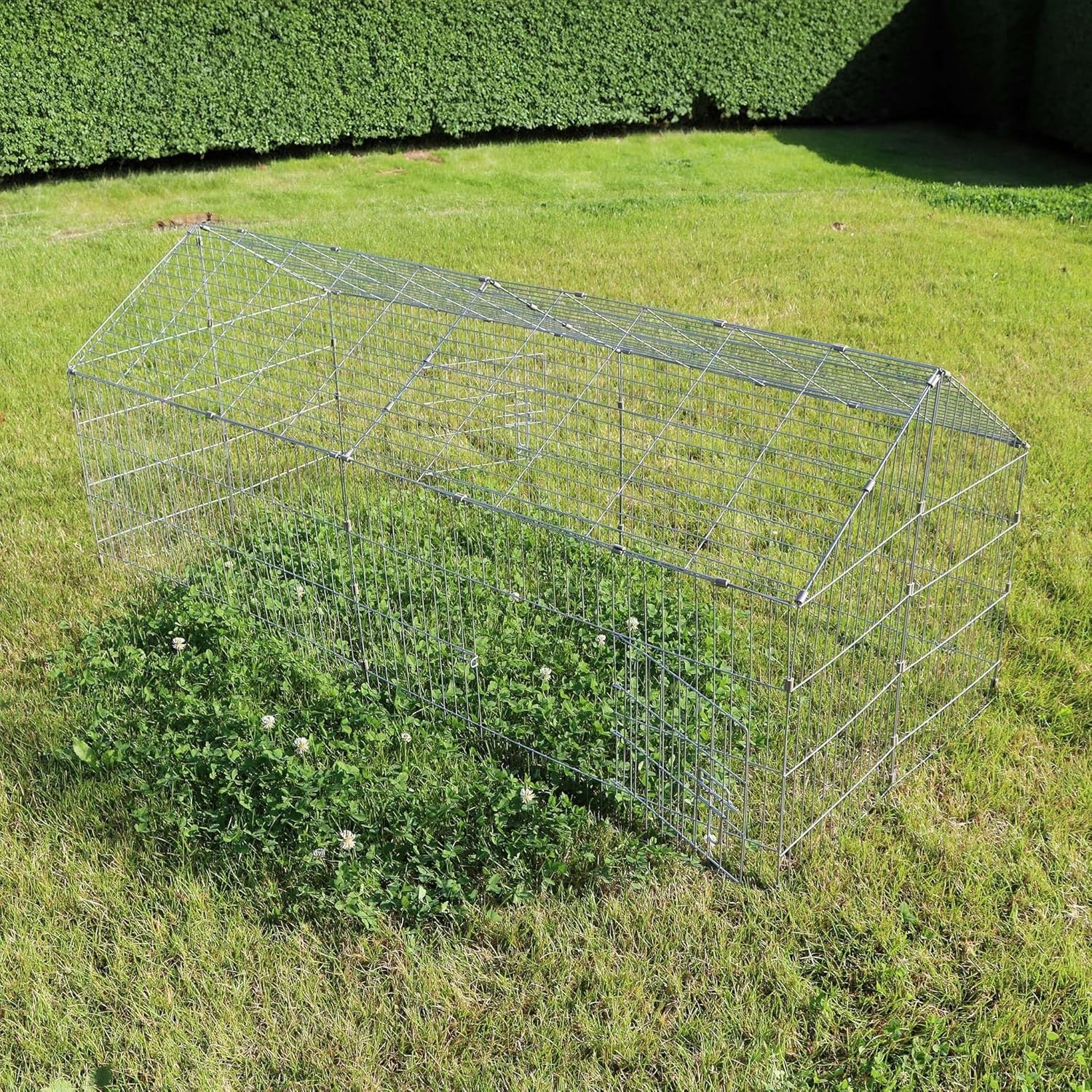 Large Rabbit Run Outdoor Metal Enclosure Secure Hutch Exercise Pen