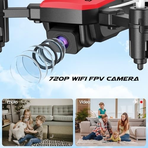 720P HD Mini Drone Foldable Quadcopter WiFi Camera Altitude Hold RC