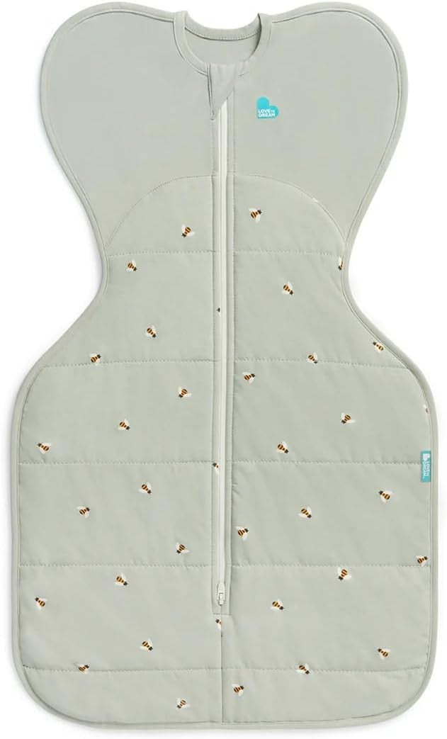 Newborn Swaddle Sleep Sack 2.5 TOG Arms-Up 2.2-3.8kg Olive