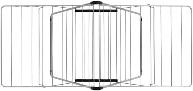 Foldable Indoor Clothes Airer 20m Stainless Steel Drying Rack Adjustable