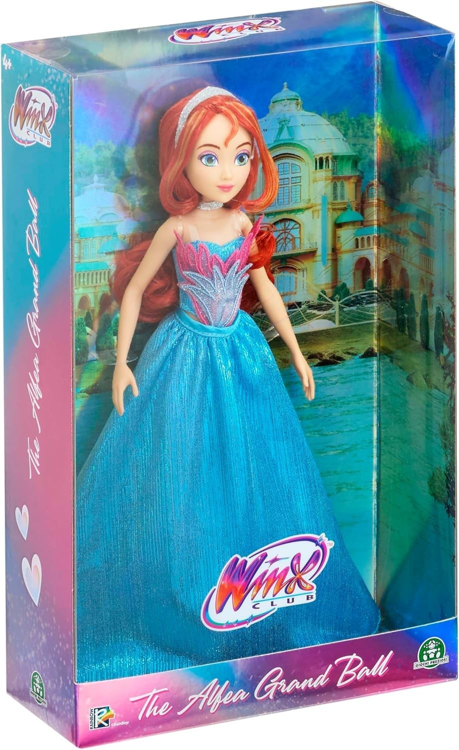 Fairy Ball Fashion Doll Sparkling Blue Gown Tiara Articulated Toy