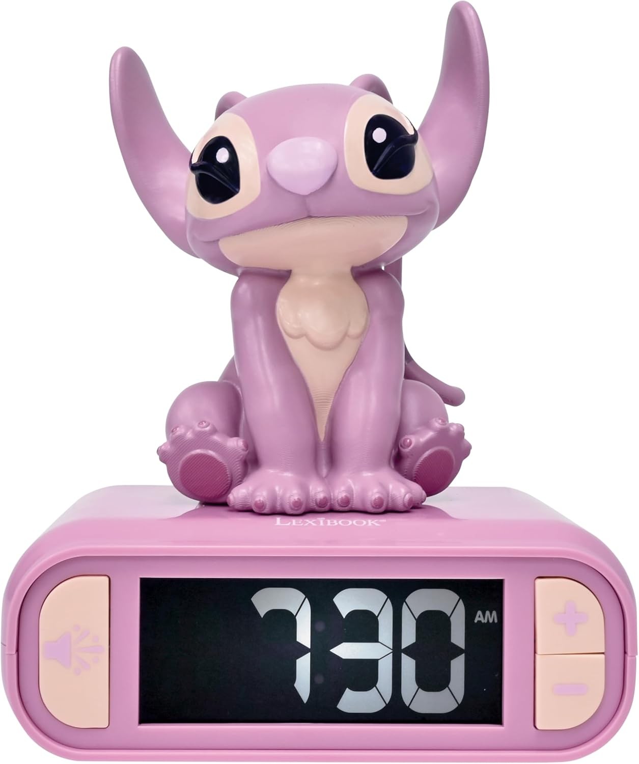 Kids Alarm Clock Night Light LED Display Sounds Cute Bedroom Gift