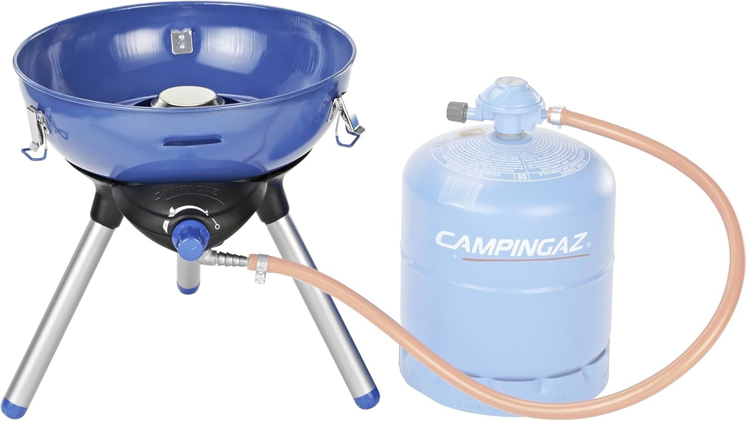 Portable All-In-One Gas BBQ Grill 2000W | Griddle + Grid + Wok Lid