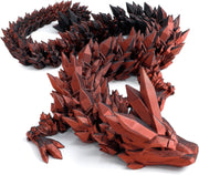 24in Pearly Articulated Dragon Fidget Toy 3D Printed Fantasy Decor