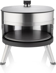 Outdoor Gas Pizza Oven Stainless Steel | Table Top BBQ Pizza Maker 500°C Fast
