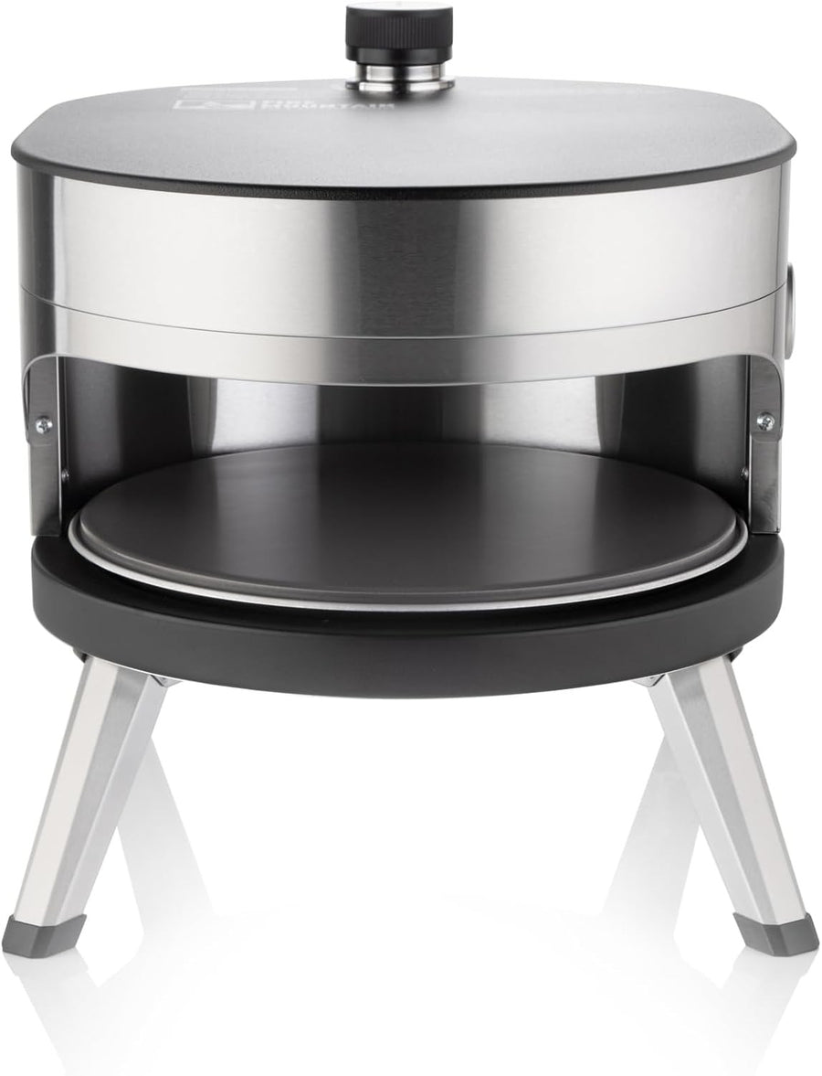 Outdoor Gas Pizza Oven Stainless Steel | Table Top BBQ Pizza Maker 500°C Fast